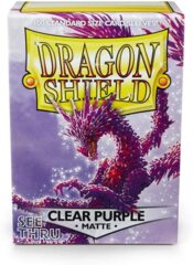 Matte Clear Purple Dragon Shield